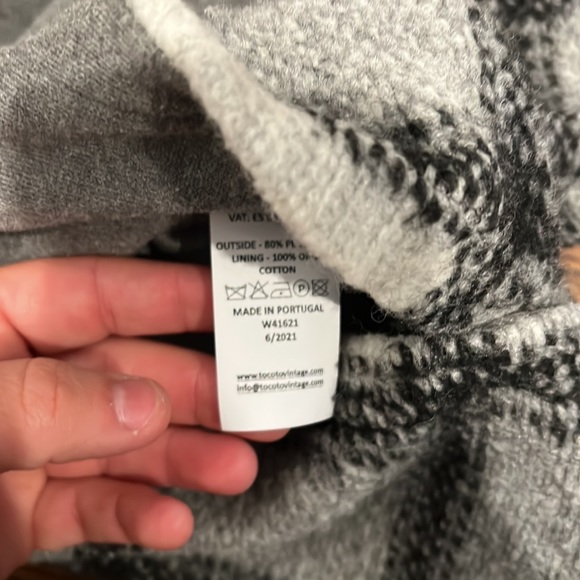 Plaid Wool Winter Bunting Outfit - Picture 4 of 4